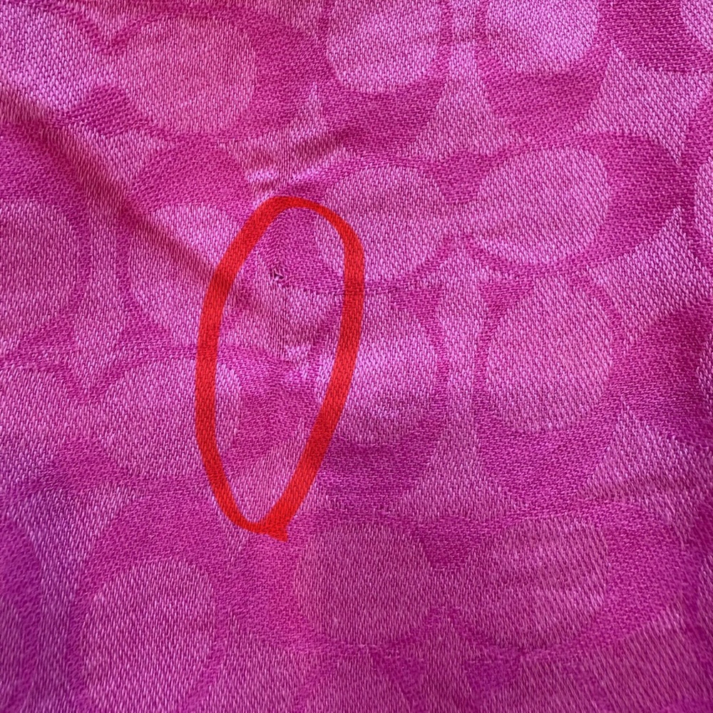 COACH Momogram WRAP Scarf - Picture 10 of 13
